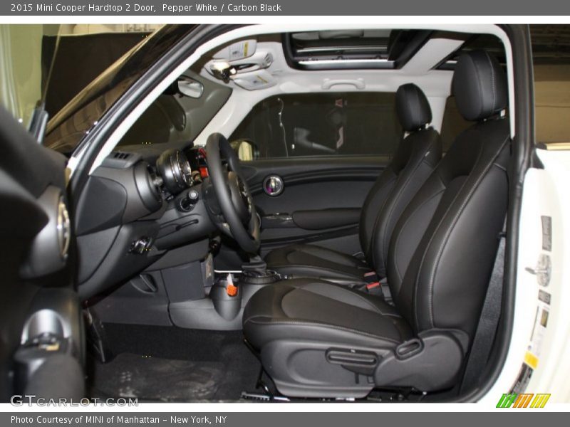 Pepper White / Carbon Black 2015 Mini Cooper Hardtop 2 Door
