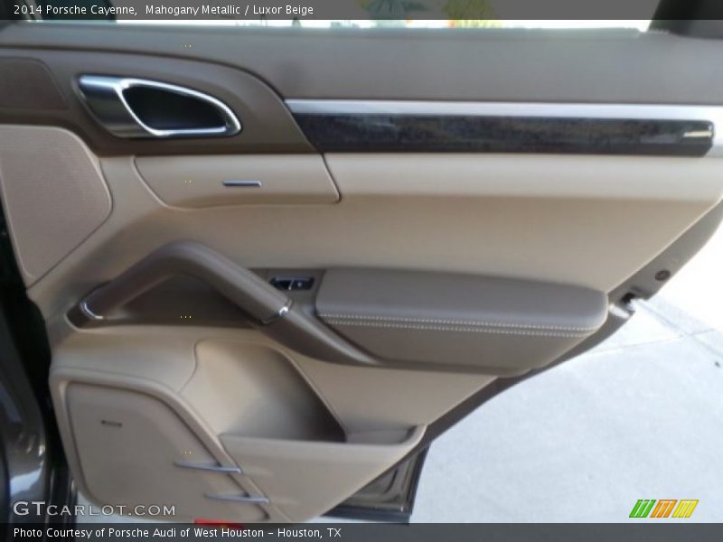 Mahogany Metallic / Luxor Beige 2014 Porsche Cayenne