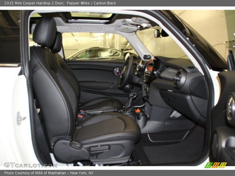 Pepper White / Carbon Black 2015 Mini Cooper Hardtop 2 Door