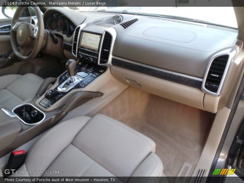 Mahogany Metallic / Luxor Beige 2014 Porsche Cayenne