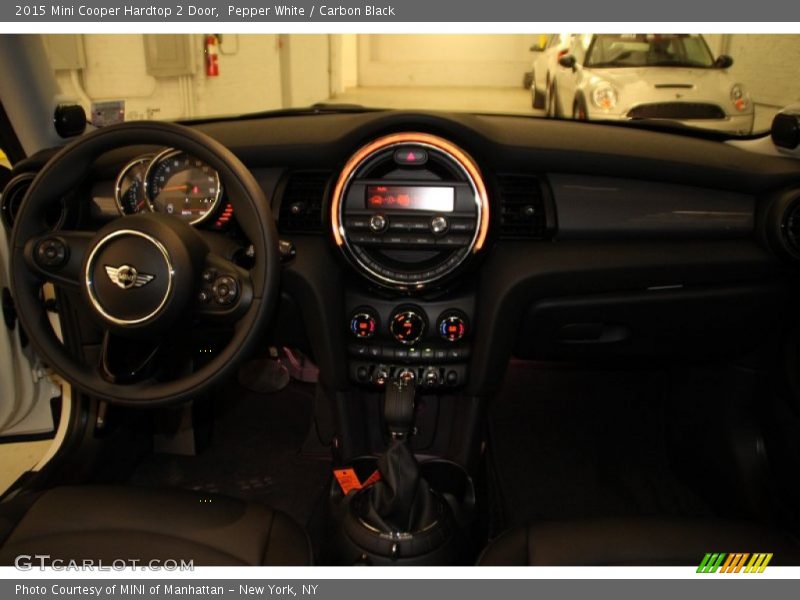Pepper White / Carbon Black 2015 Mini Cooper Hardtop 2 Door
