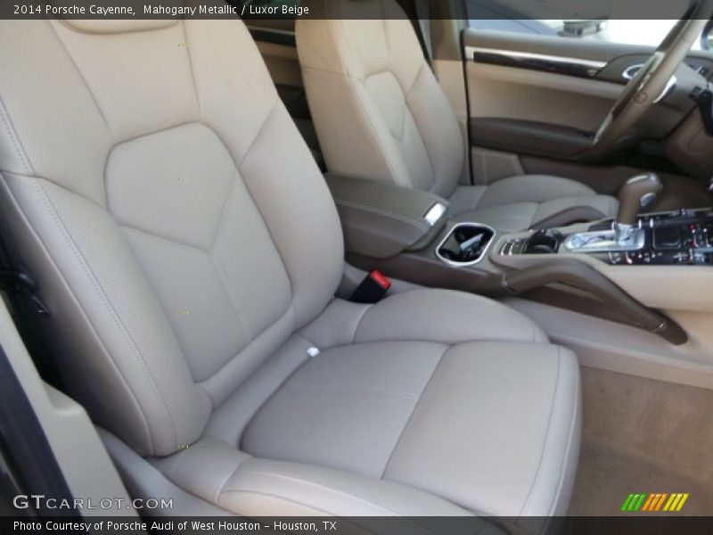 Mahogany Metallic / Luxor Beige 2014 Porsche Cayenne