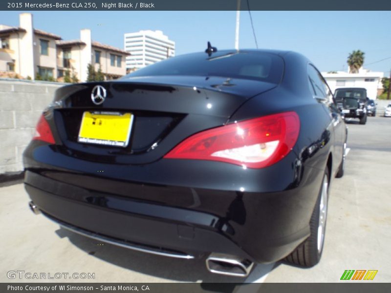 Night Black / Black 2015 Mercedes-Benz CLA 250
