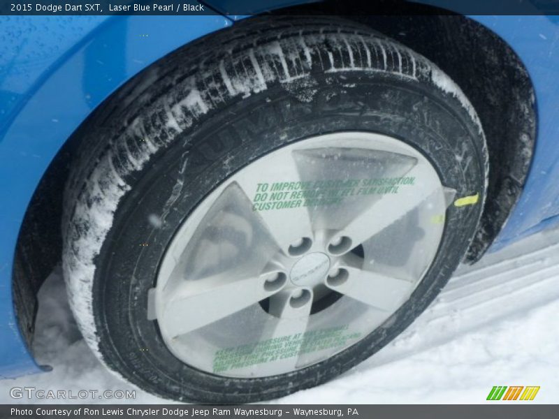 Laser Blue Pearl / Black 2015 Dodge Dart SXT