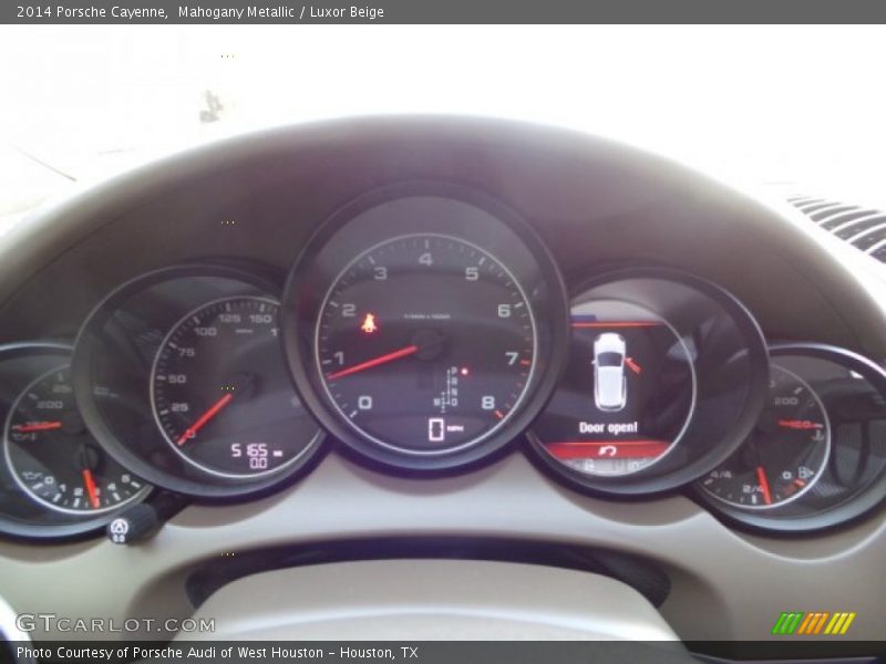 Mahogany Metallic / Luxor Beige 2014 Porsche Cayenne