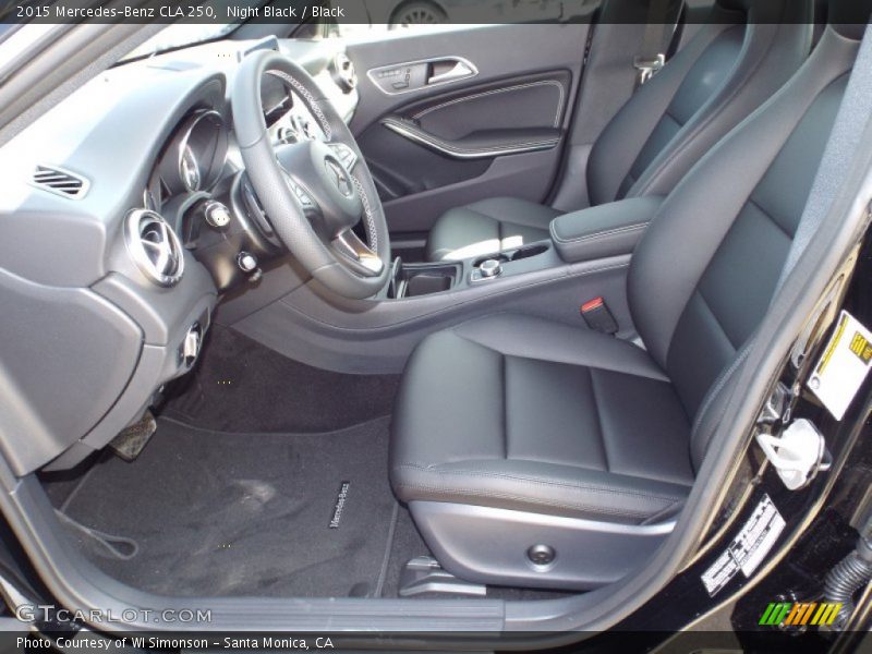 Night Black / Black 2015 Mercedes-Benz CLA 250