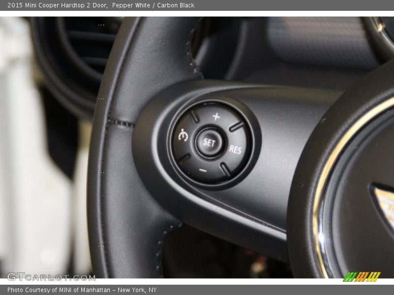 Pepper White / Carbon Black 2015 Mini Cooper Hardtop 2 Door