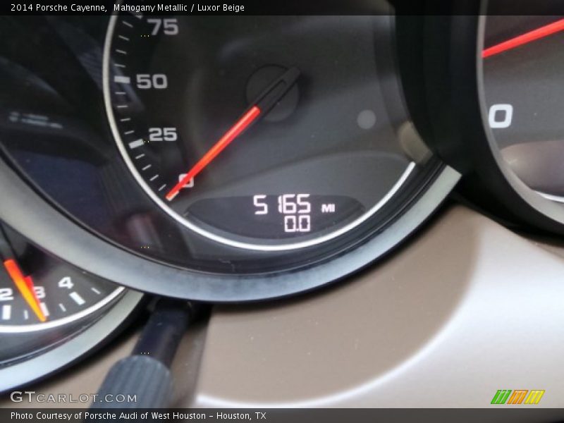 Mahogany Metallic / Luxor Beige 2014 Porsche Cayenne