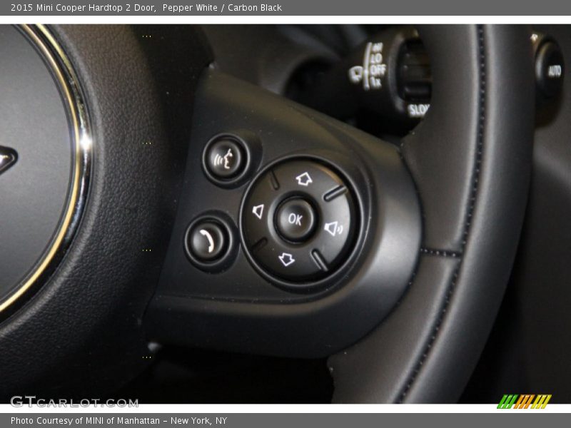 Pepper White / Carbon Black 2015 Mini Cooper Hardtop 2 Door