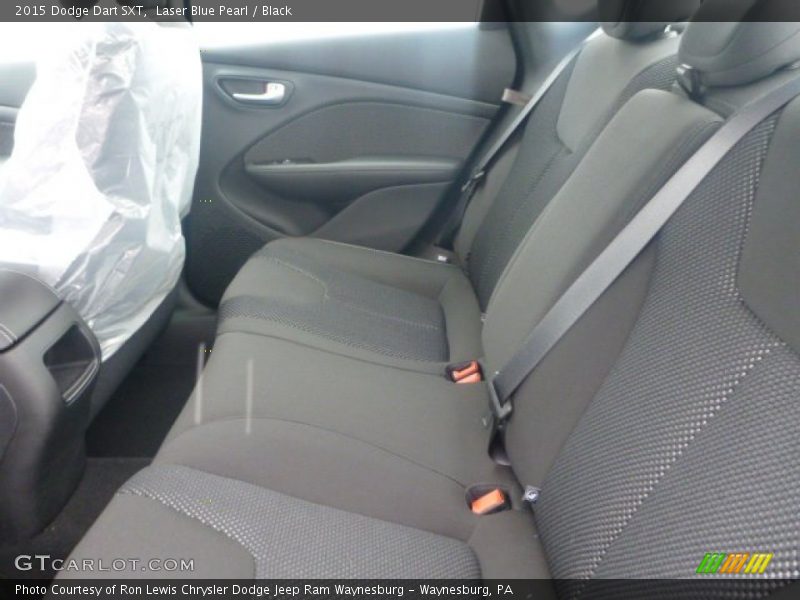 Laser Blue Pearl / Black 2015 Dodge Dart SXT