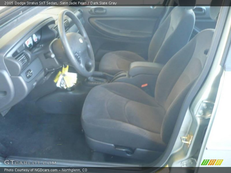 Satin Jade Pearl / Dark Slate Gray 2005 Dodge Stratus SXT Sedan