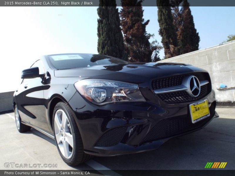 Night Black / Black 2015 Mercedes-Benz CLA 250