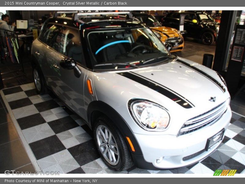 Crystal Silver Metallic / Carbon Black 2015 Mini Countryman Cooper