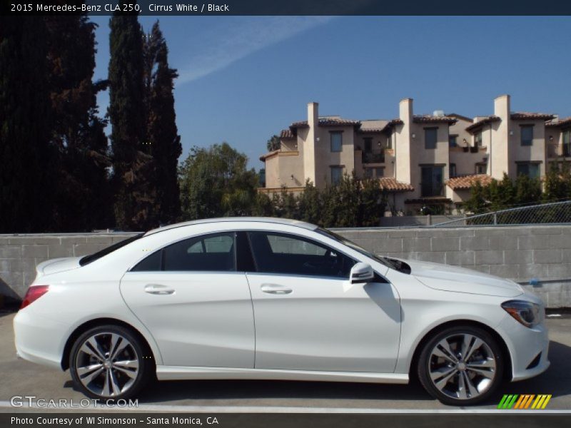 Cirrus White / Black 2015 Mercedes-Benz CLA 250