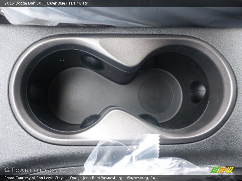 Laser Blue Pearl / Black 2015 Dodge Dart SXT