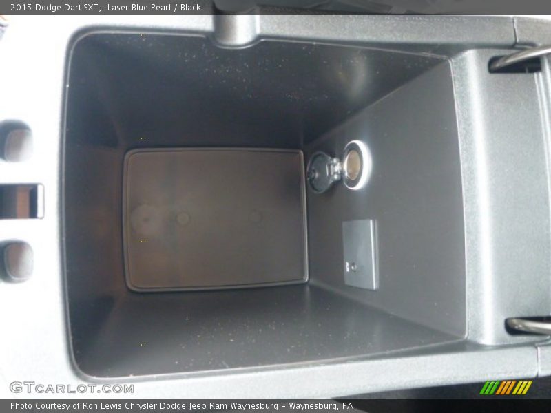 Laser Blue Pearl / Black 2015 Dodge Dart SXT