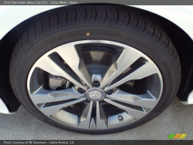 Cirrus White / Black 2015 Mercedes-Benz CLA 250
