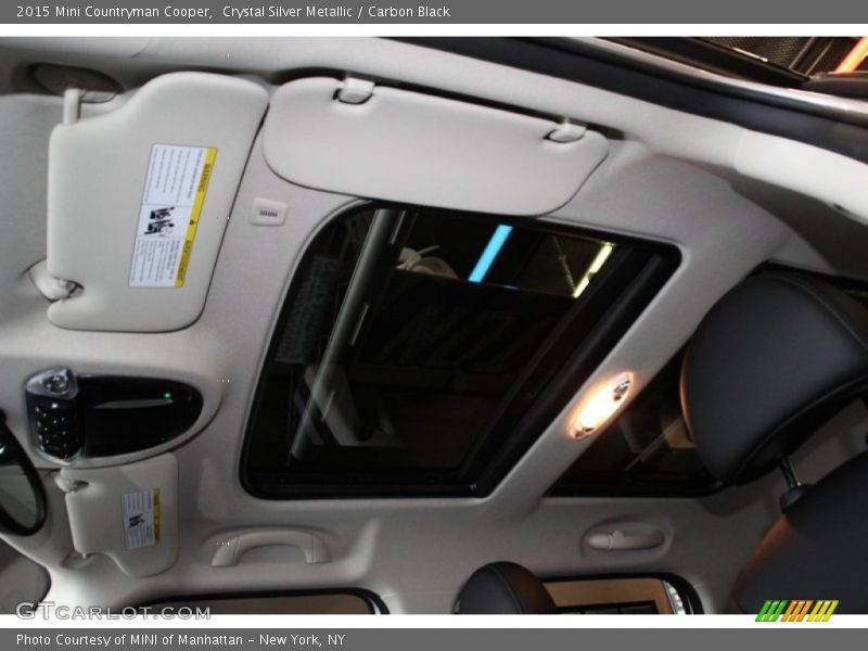Crystal Silver Metallic / Carbon Black 2015 Mini Countryman Cooper