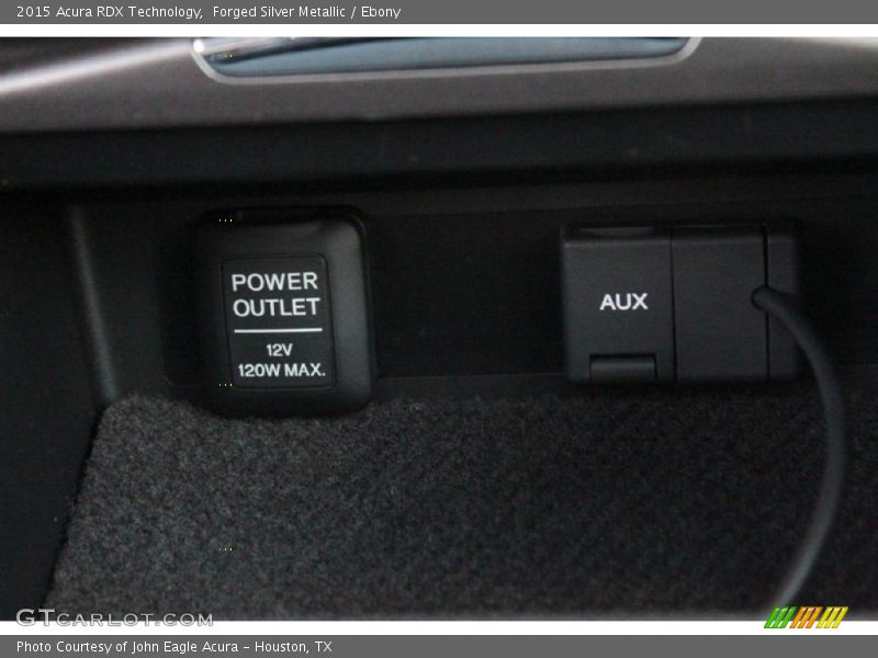 Forged Silver Metallic / Ebony 2015 Acura RDX Technology