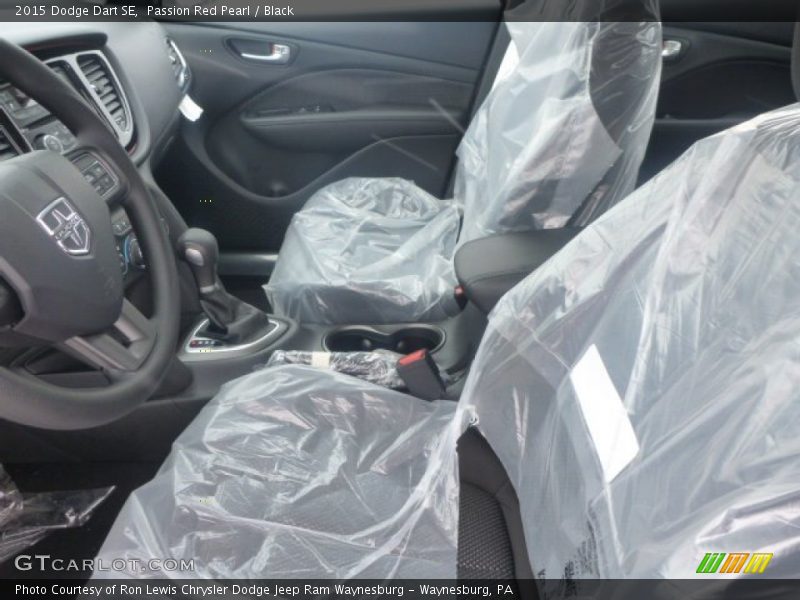 Passion Red Pearl / Black 2015 Dodge Dart SE