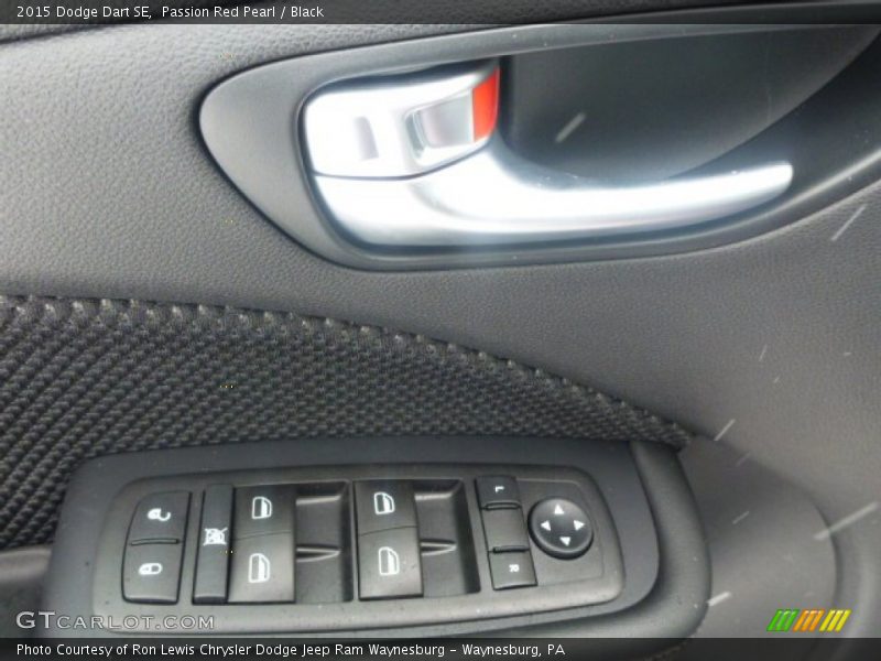 Passion Red Pearl / Black 2015 Dodge Dart SE