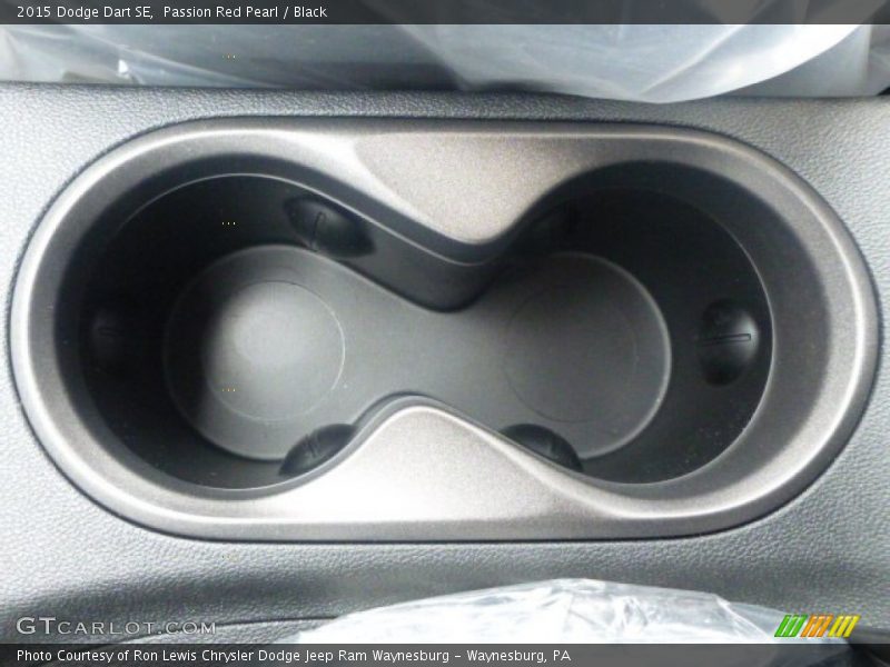 Passion Red Pearl / Black 2015 Dodge Dart SE