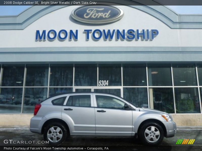 Bright Silver Metallic / Dark Slate Gray 2008 Dodge Caliber SE
