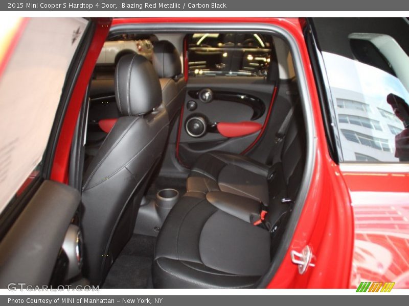 Blazing Red Metallic / Carbon Black 2015 Mini Cooper S Hardtop 4 Door