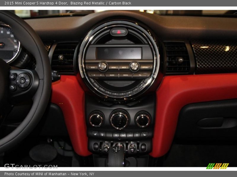 Blazing Red Metallic / Carbon Black 2015 Mini Cooper S Hardtop 4 Door