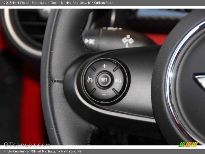Blazing Red Metallic / Carbon Black 2015 Mini Cooper S Hardtop 4 Door