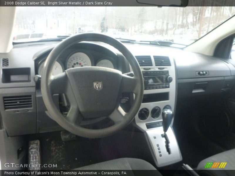 Bright Silver Metallic / Dark Slate Gray 2008 Dodge Caliber SE