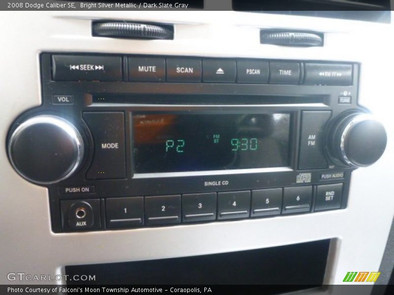 Bright Silver Metallic / Dark Slate Gray 2008 Dodge Caliber SE