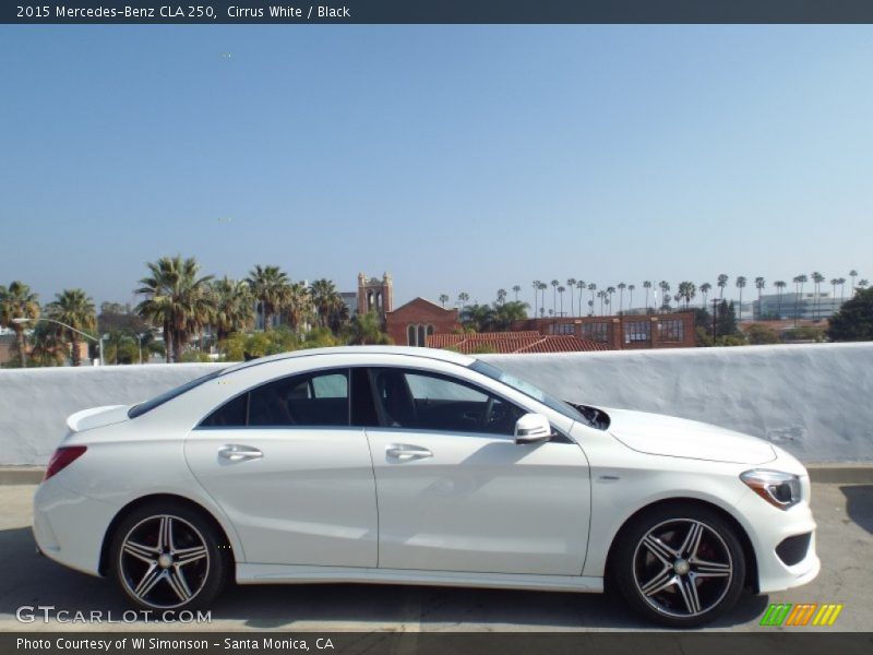 Cirrus White / Black 2015 Mercedes-Benz CLA 250