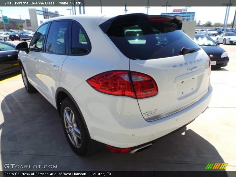 White / Black 2013 Porsche Cayenne Diesel