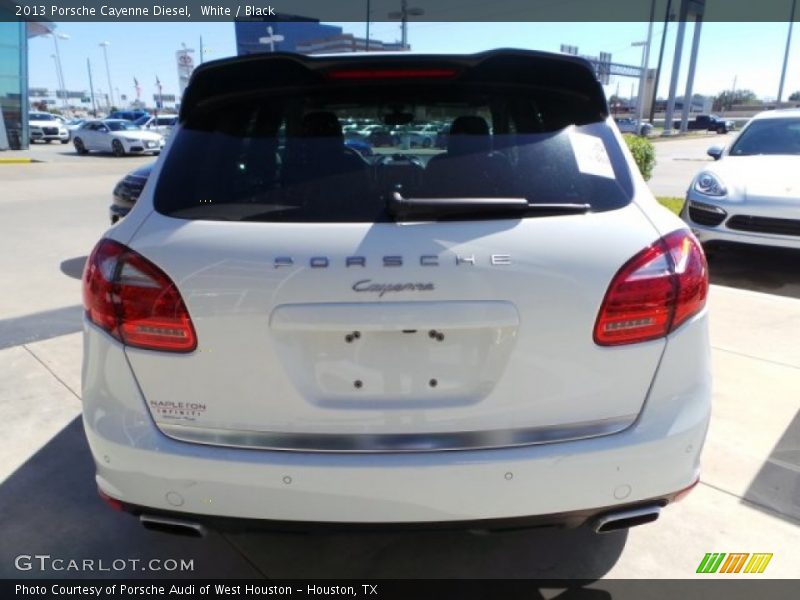 White / Black 2013 Porsche Cayenne Diesel