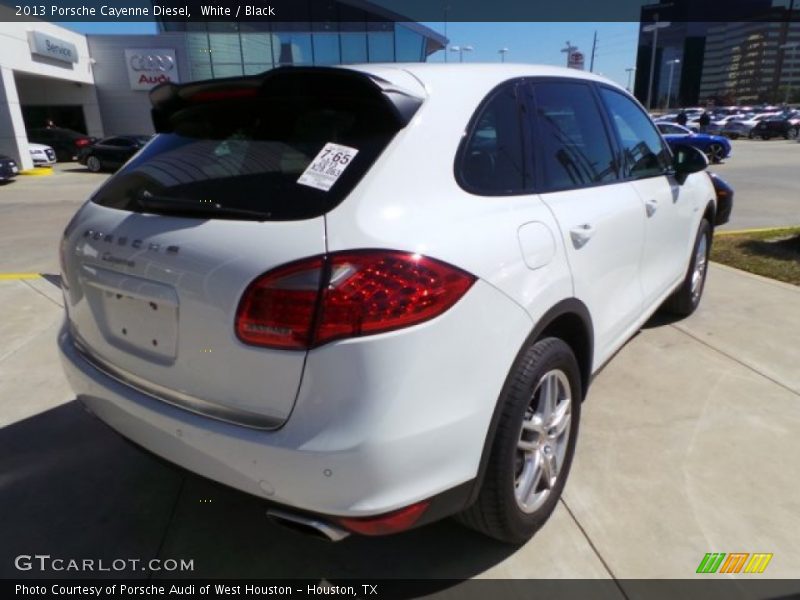 White / Black 2013 Porsche Cayenne Diesel