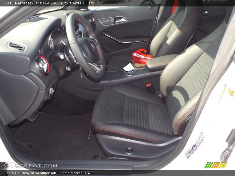 Cirrus White / Black 2015 Mercedes-Benz CLA 250