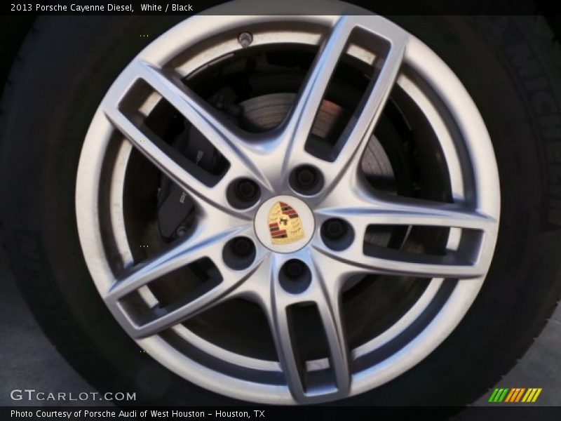 White / Black 2013 Porsche Cayenne Diesel
