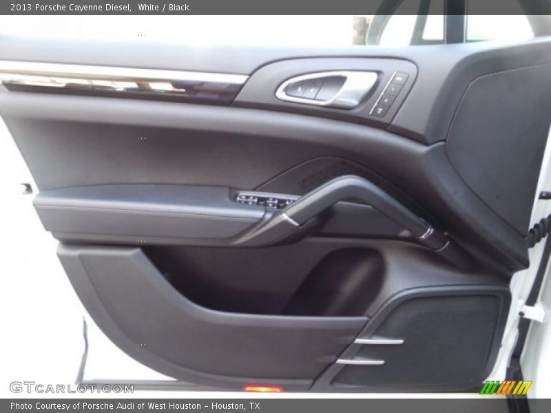 White / Black 2013 Porsche Cayenne Diesel
