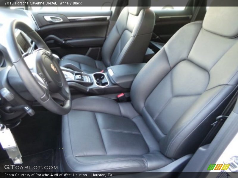 White / Black 2013 Porsche Cayenne Diesel
