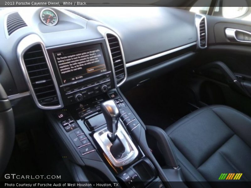 White / Black 2013 Porsche Cayenne Diesel