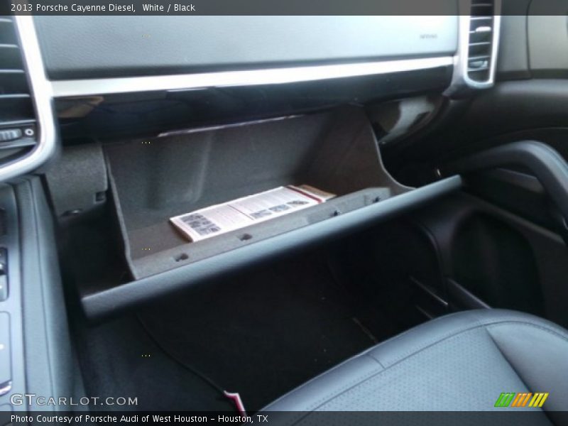 White / Black 2013 Porsche Cayenne Diesel