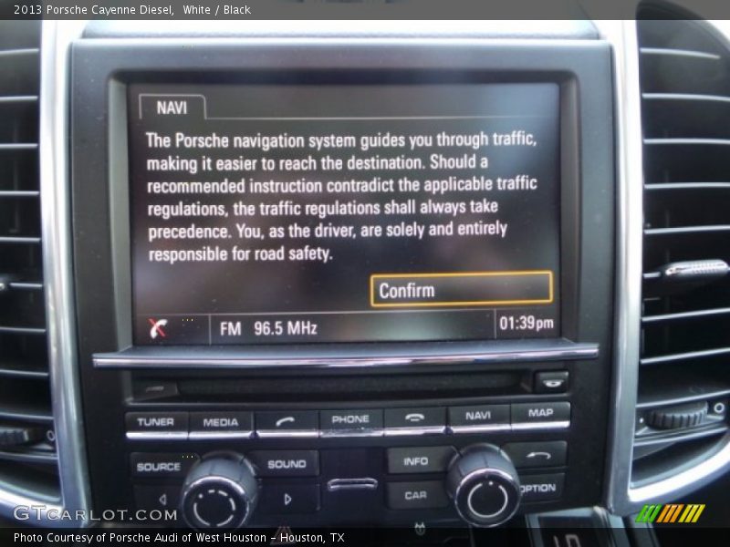 White / Black 2013 Porsche Cayenne Diesel