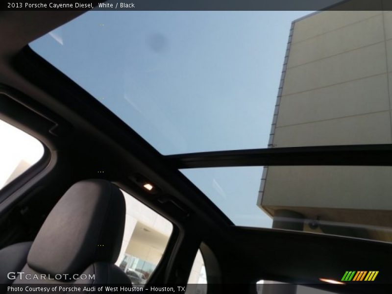 White / Black 2013 Porsche Cayenne Diesel