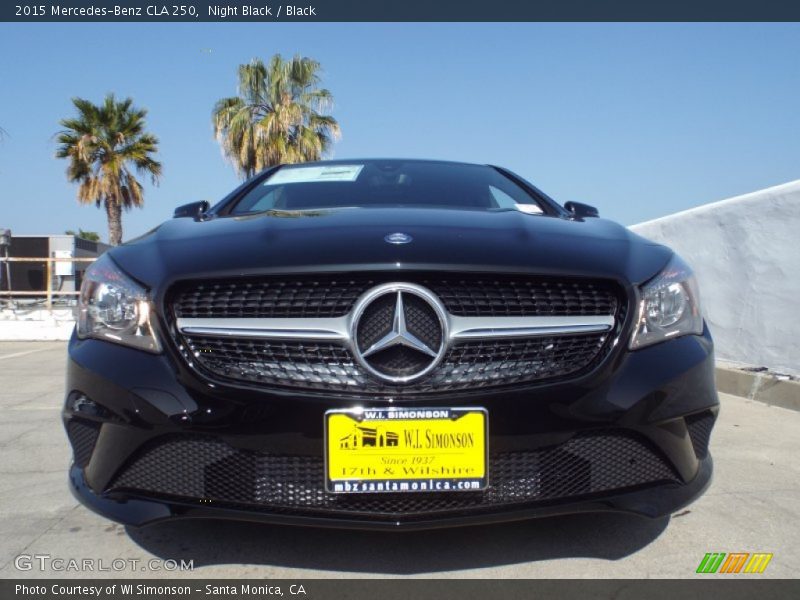 Night Black / Black 2015 Mercedes-Benz CLA 250