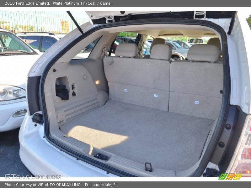 White Platinum Tri-Coat / Camel 2010 Ford Edge Limited