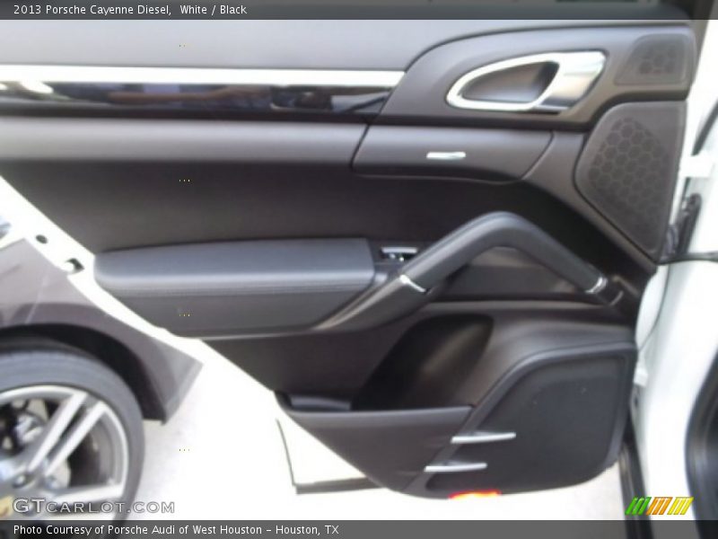 White / Black 2013 Porsche Cayenne Diesel