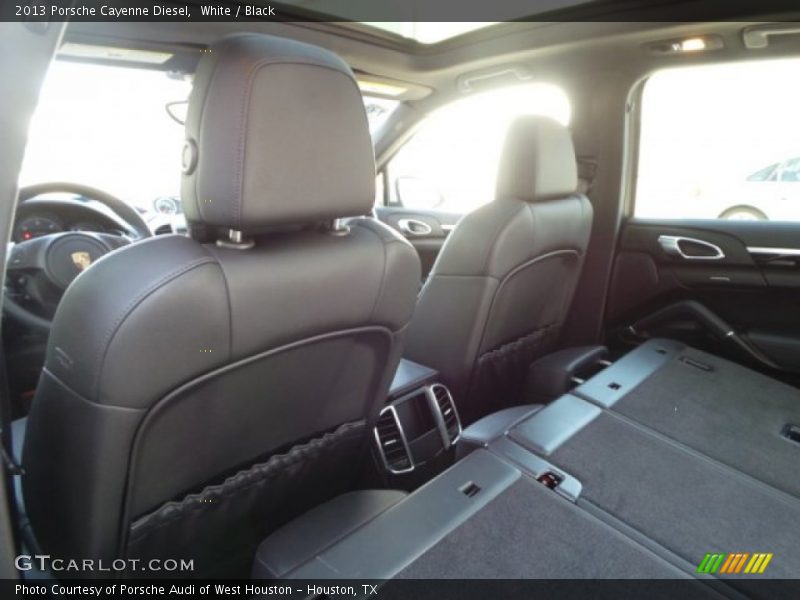 White / Black 2013 Porsche Cayenne Diesel
