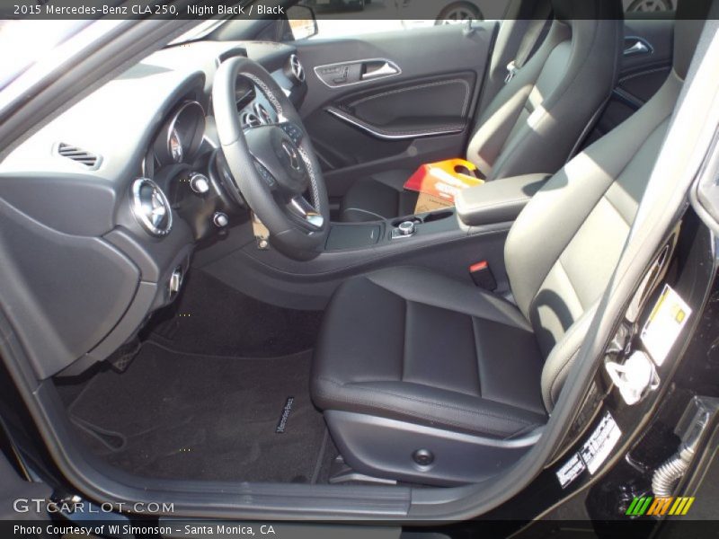 Night Black / Black 2015 Mercedes-Benz CLA 250