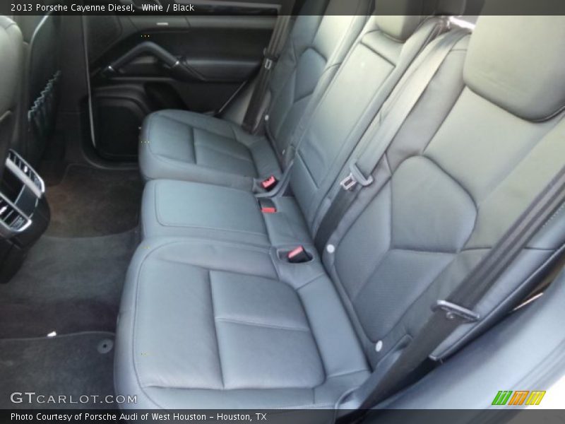 White / Black 2013 Porsche Cayenne Diesel